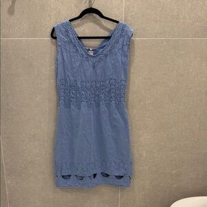 Never worn - Blue Sleeveless Dress